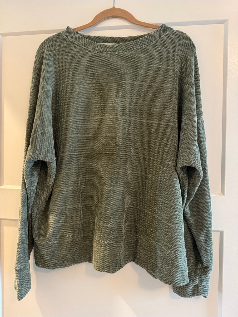 First Impressions Green Crew Neck Sweater
